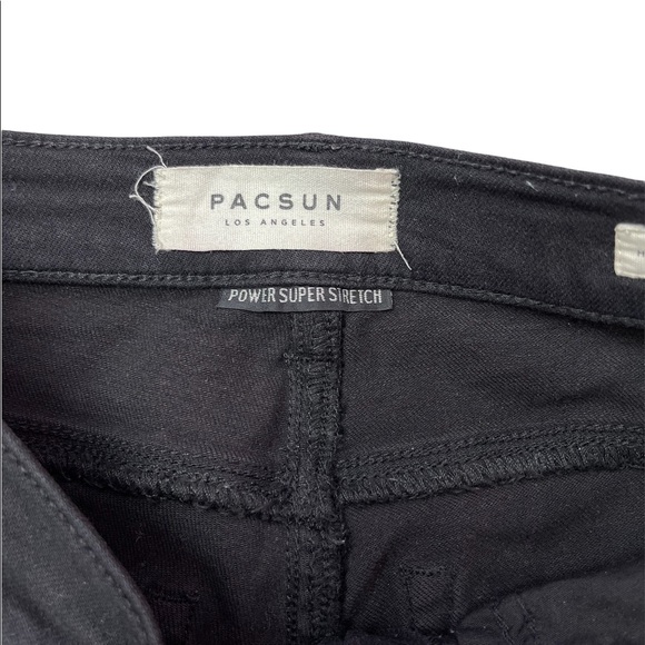 PacSun High-Rise Ankle Jegging Black size 23 (small) - Picture 6 of 12